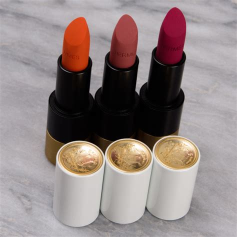 rouge hermes matte lipstick|hermes rouge lipstick shades.